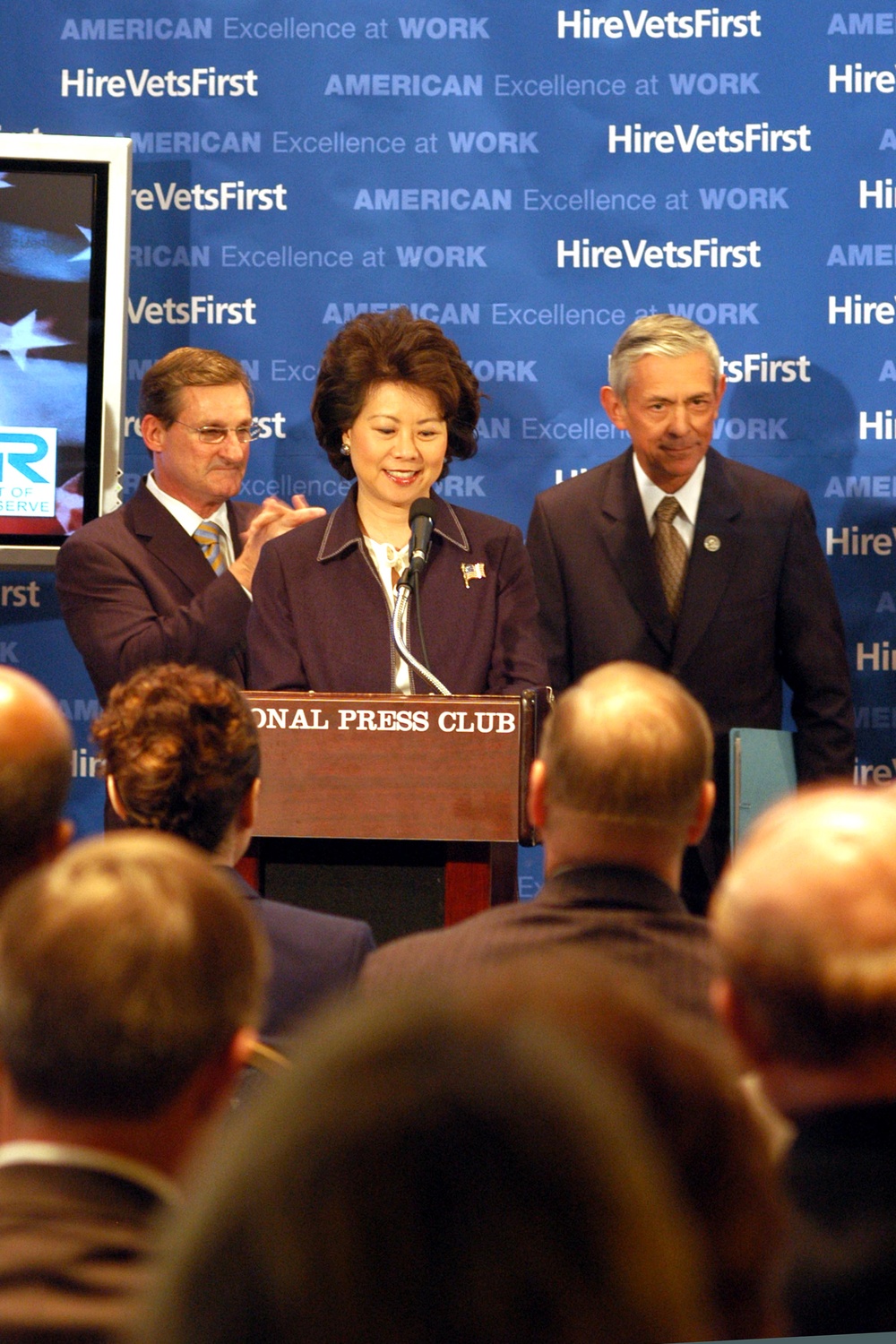 Labor Secretary Chao Announces Plans to Enhance Veteran Employment Rights
