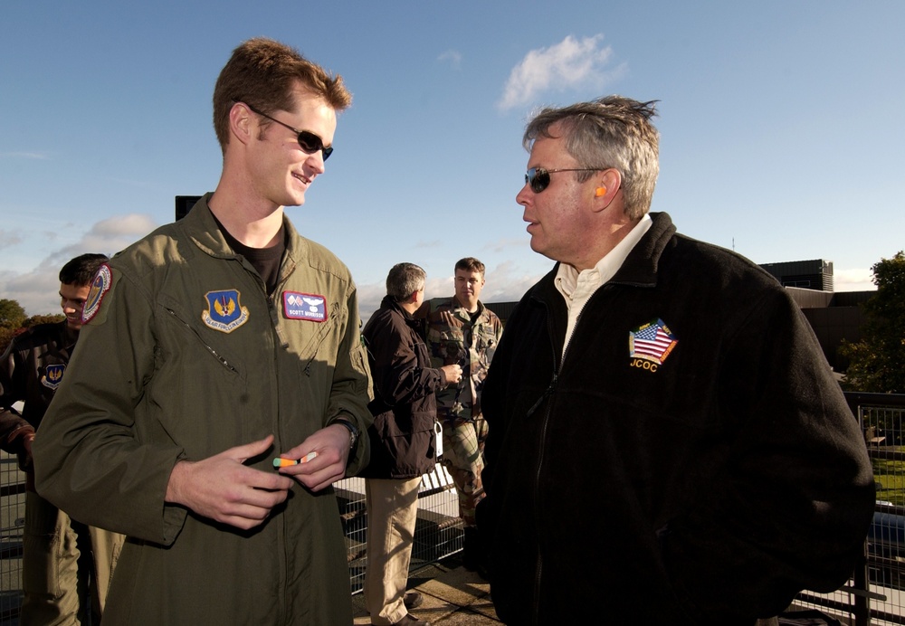 Air Force Officer Connects with Family During JCOC Visit