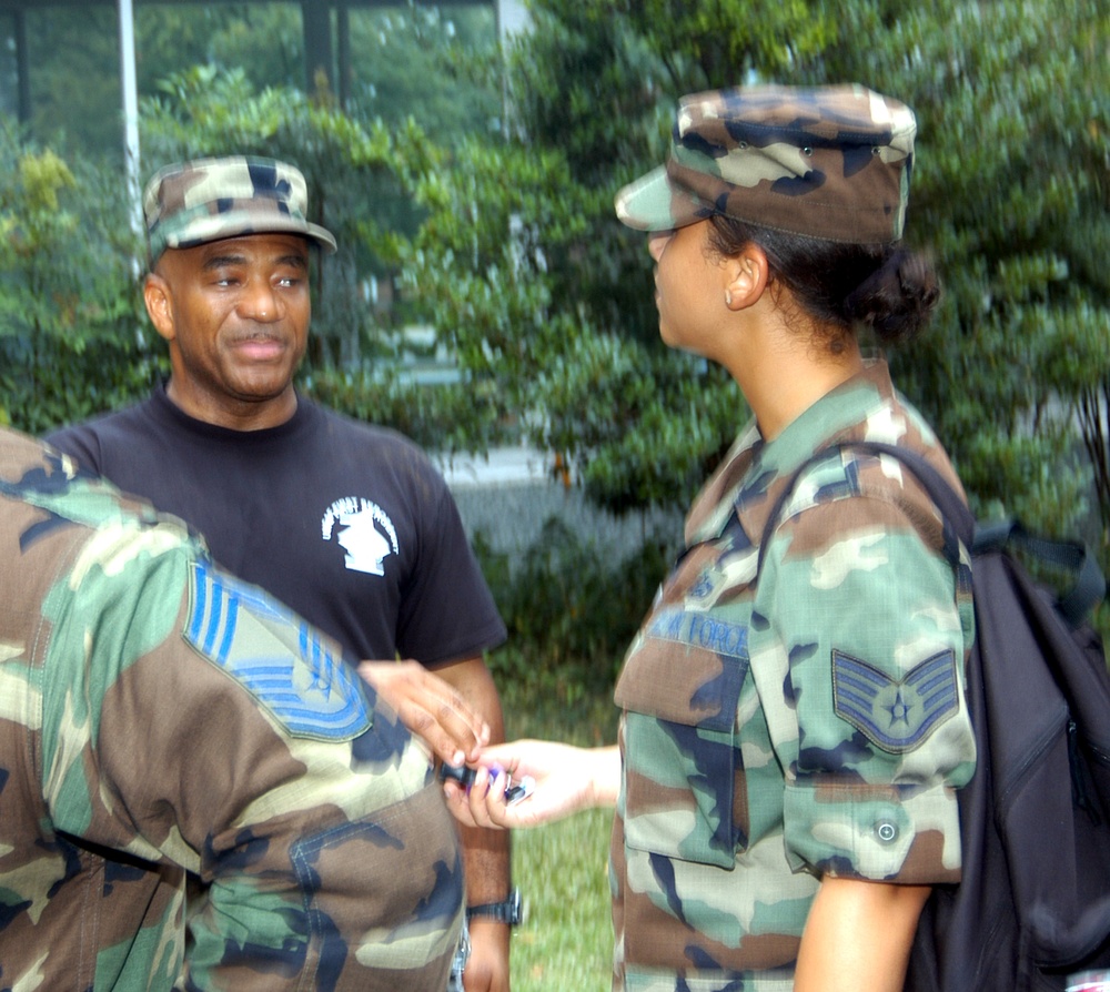 Air Force Airmen Assist Displaced Residents at Armed Forces Retirement Home