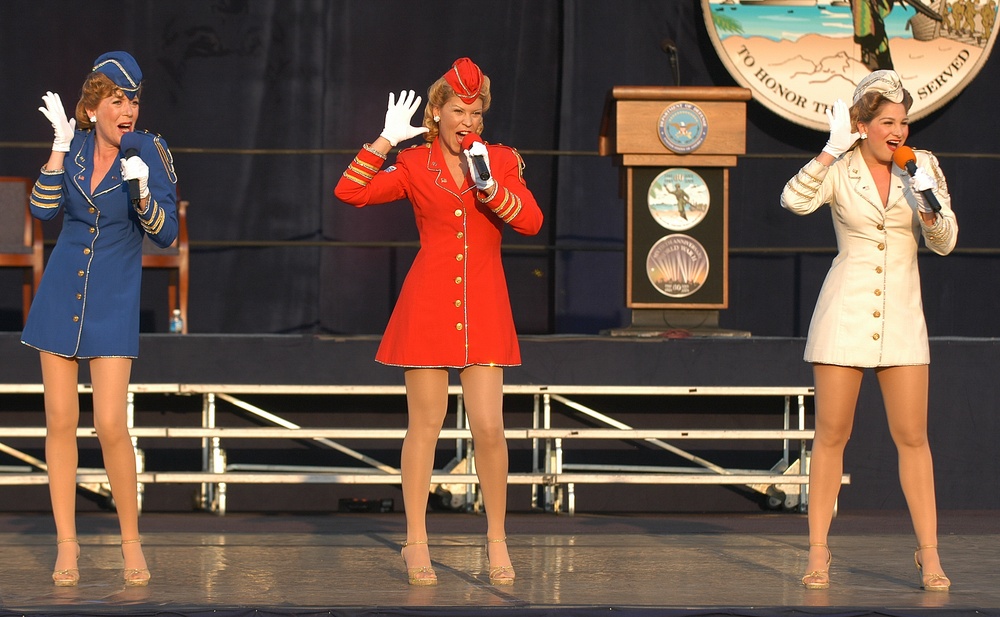 WWII-Era Troupe Entertains Crowd at 60th Anniversary Commemoration