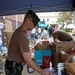 Army Sergeant Distributes Supplies to Disaster Victims