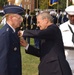 Rumsfeld Honors Outgoing Air Force General Handy at Change of Command Ceremony