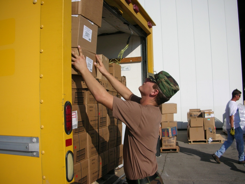 National Guard Delivers Supplies to Mississippi Delta