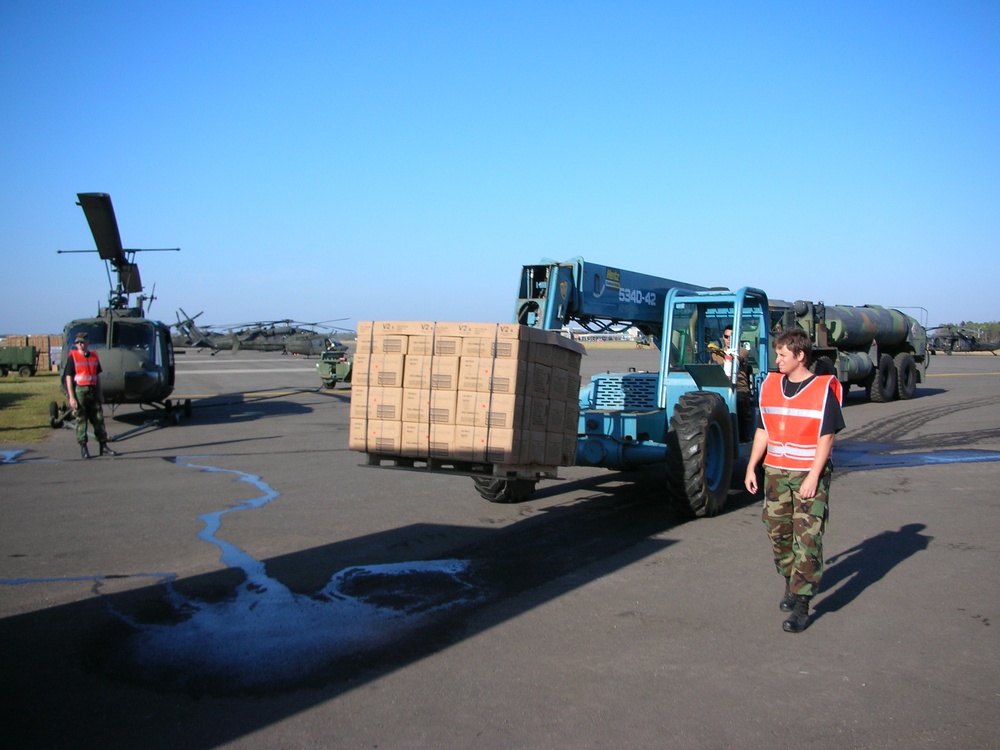Military Delivers Vital Supplies to Storm Victims