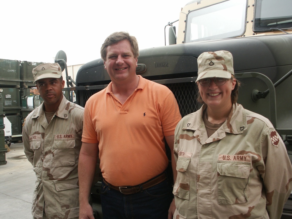 9/11 Survivor Visits Troops in Baghdad to Express Gratitude
