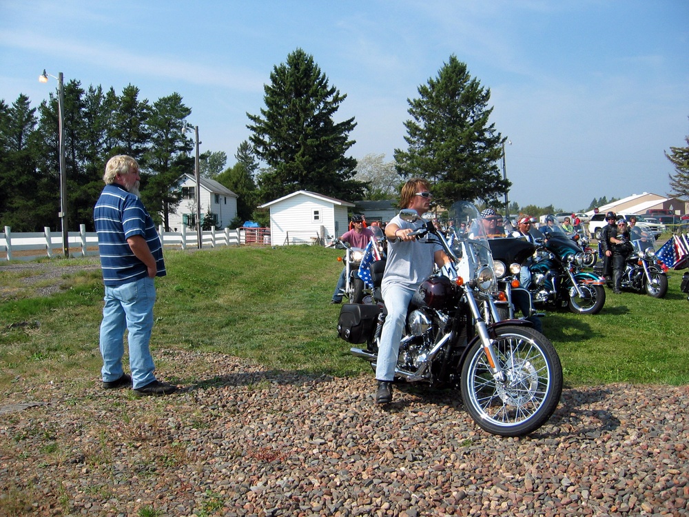 Grieving Father Joins Tribute Ride for Fallen Son