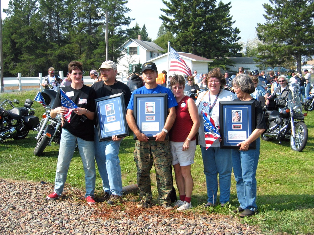 Families Honor Fallen Troops at Tribute to the Troops Motorcycle Ride