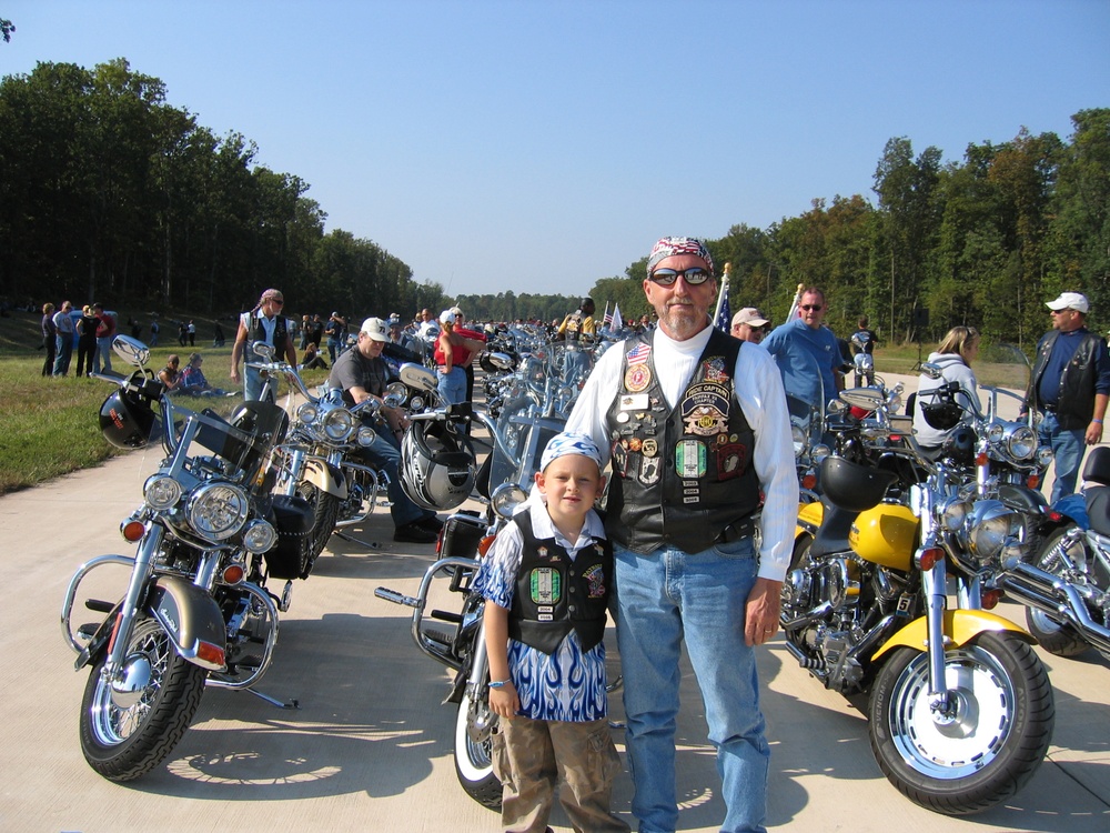Motorcyclists Gather for 'Rattle the Runway Ride' on 9/11