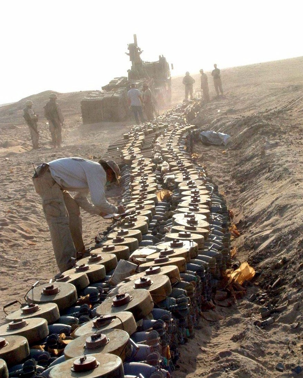 Army Detonates Captured Enemy Ammunition in Iraq