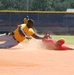 Army Second Baseman Tags Out Marine in Armed Forces Softball Championship