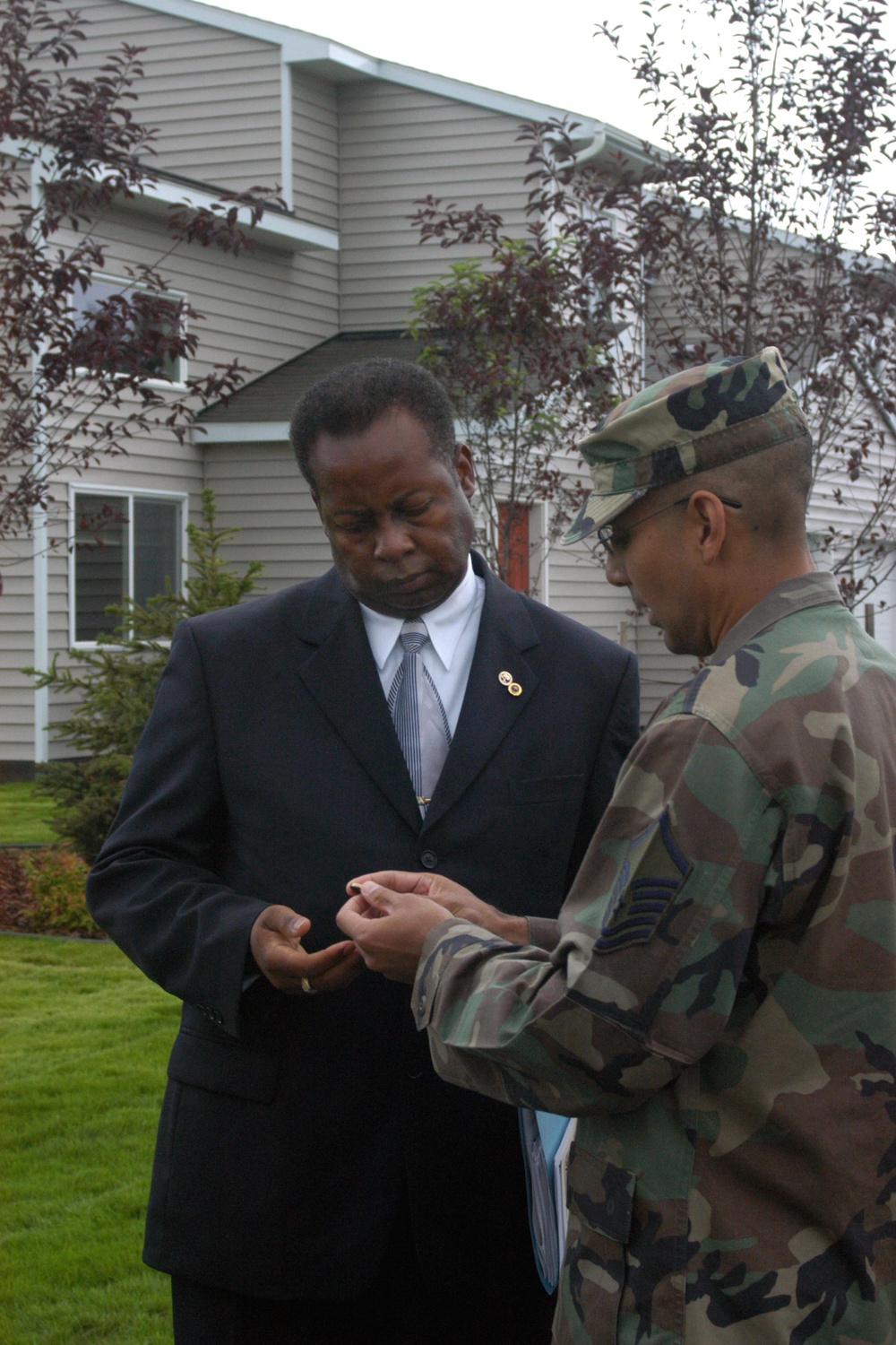 Fallen Soldier's Father Honored at Elmendorf Air Force Base