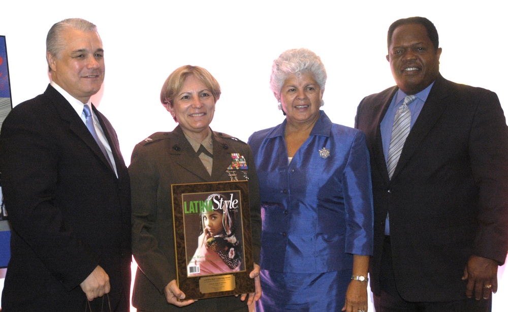 Latina Style Magazine Honors Col. Angela Salinas as Outstanding Marine Corps Hispanic Woman