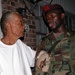 Army Paratrooper Helps New Orleans Resident After Hurricane