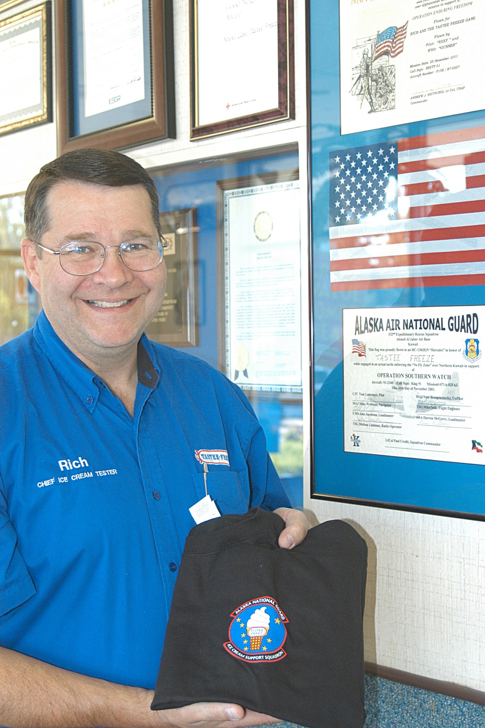 Anchorage Restaurateur Supports Alaska Air National Guard Ice Cream Squadron