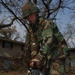 National Guard Soldier Clears Debris After Hurricane Katrina Hits Mississippi Coast