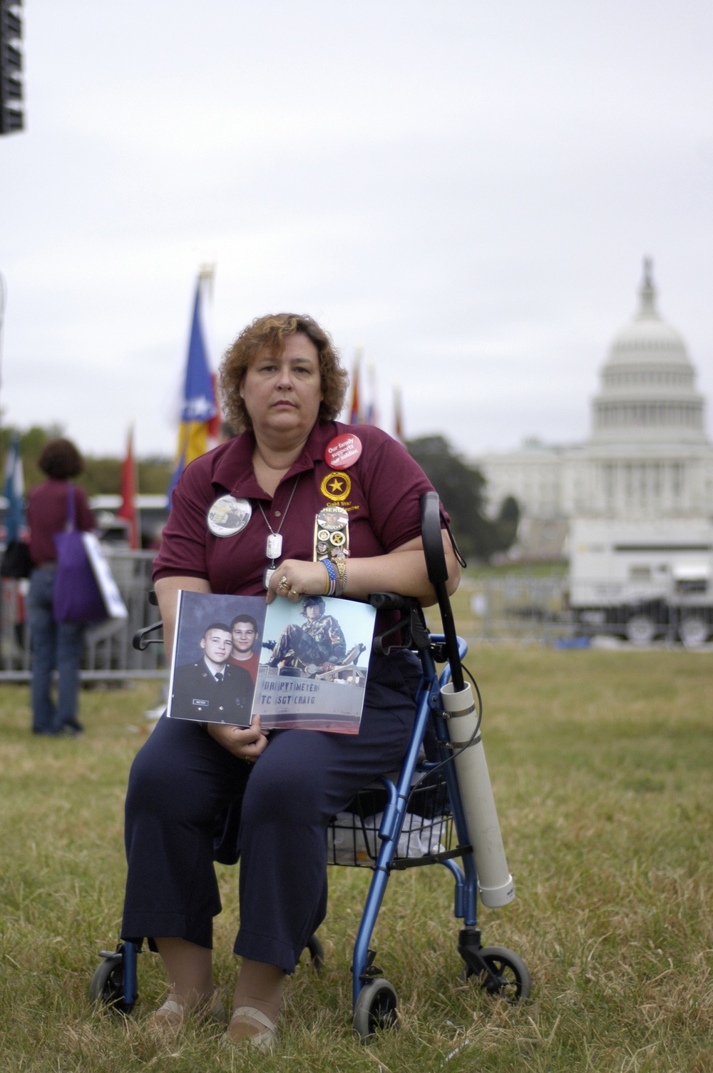 Gold Star Mother Honors Son Killed in Iraq at Military Families Rally