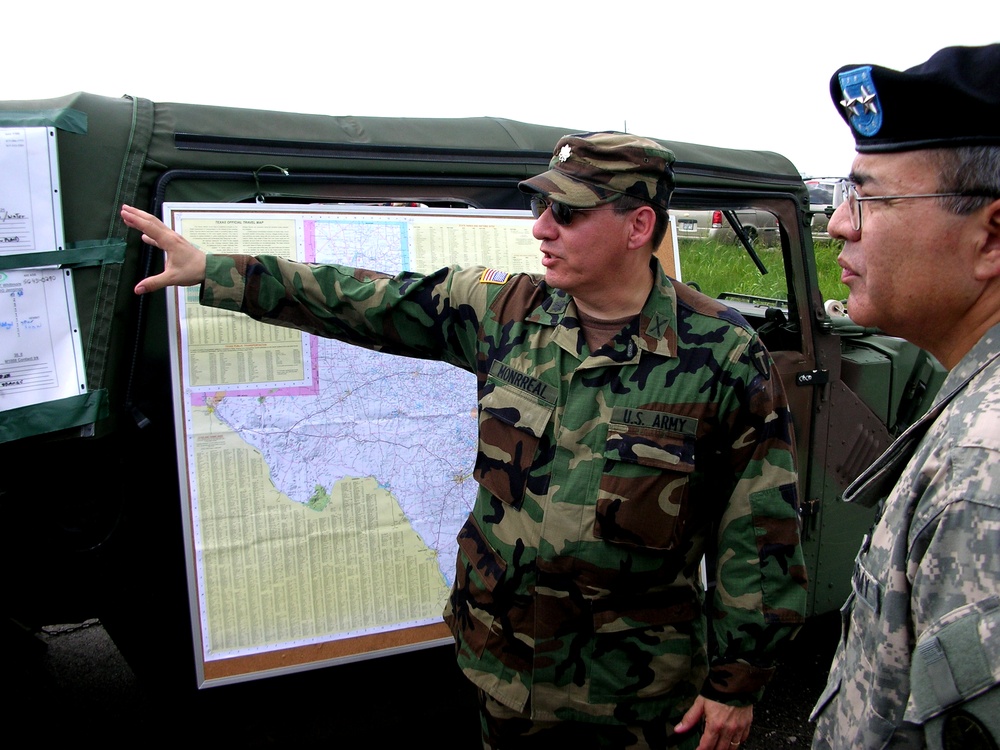 Texas National Guard Briefs Top General on Immediate-Care Strike Teams
