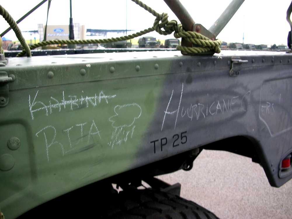 Texas National Guard Soldiers Showcase Strength and Humor in Humvee Display