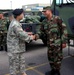 Texas National Guard Adjutant General Visits Soldier Preparing for Storm Response