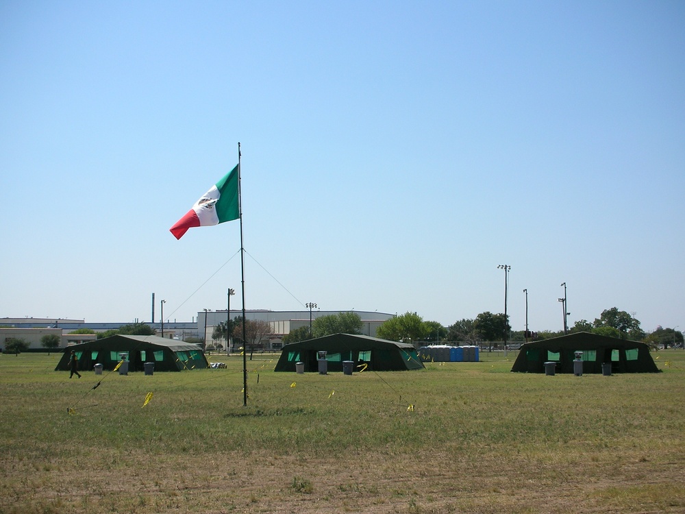 Mexican Flag Flies Over Former U.S. Air Force Base in San Antonio