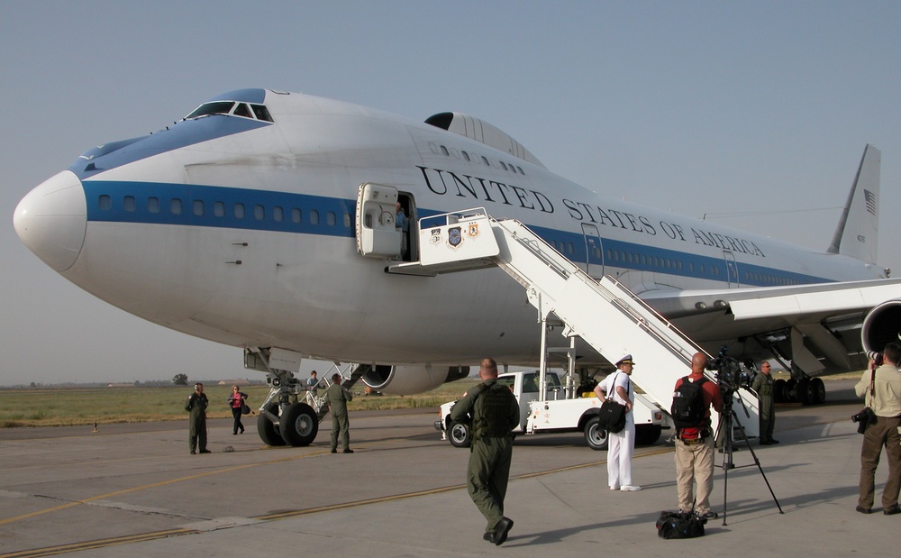 Rumsfeld's 'Flying Pentagon' Supports Overseas Missions