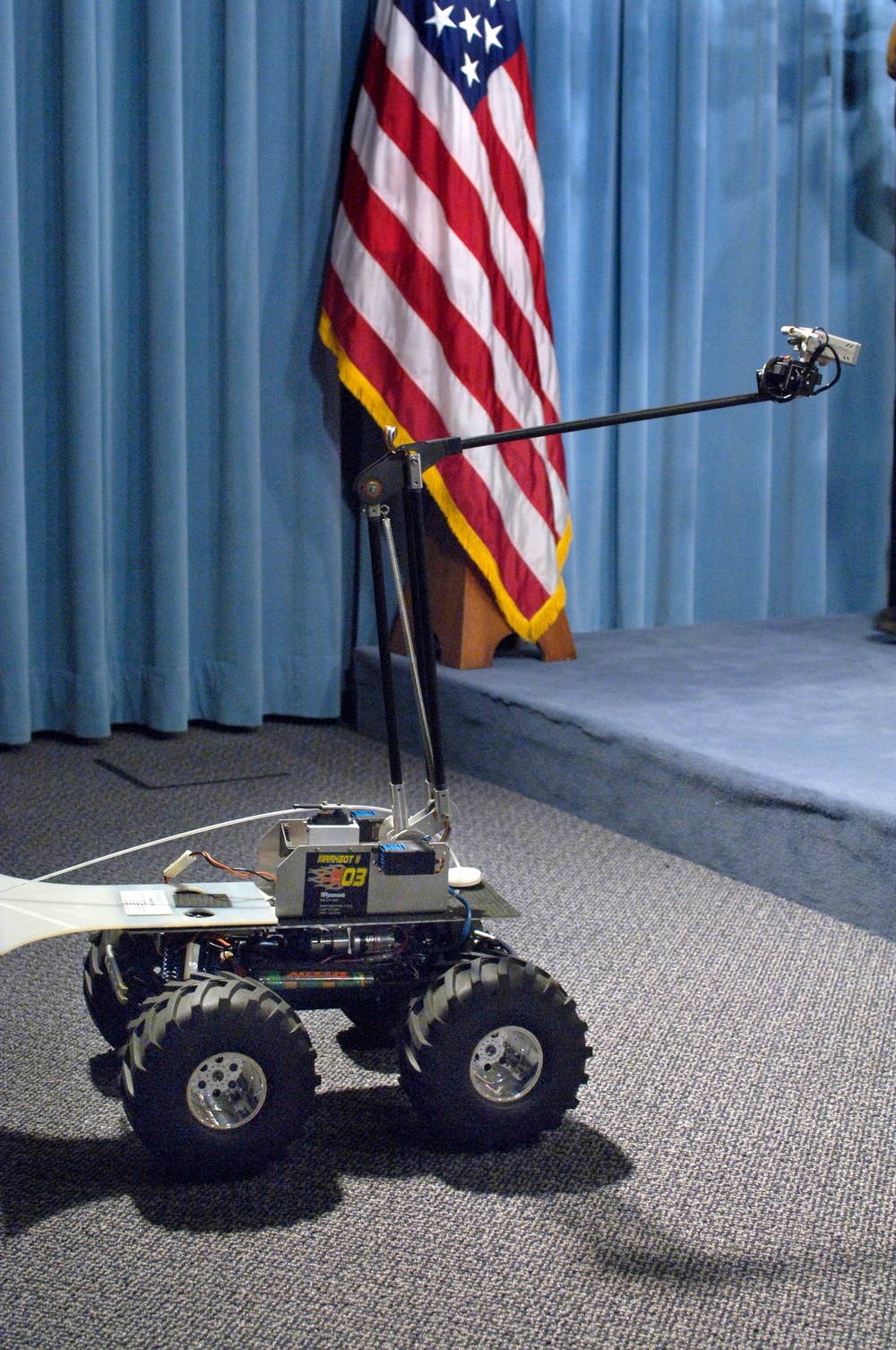 Army's MARCBOT Helps Troops Detect Explosives in Iraq