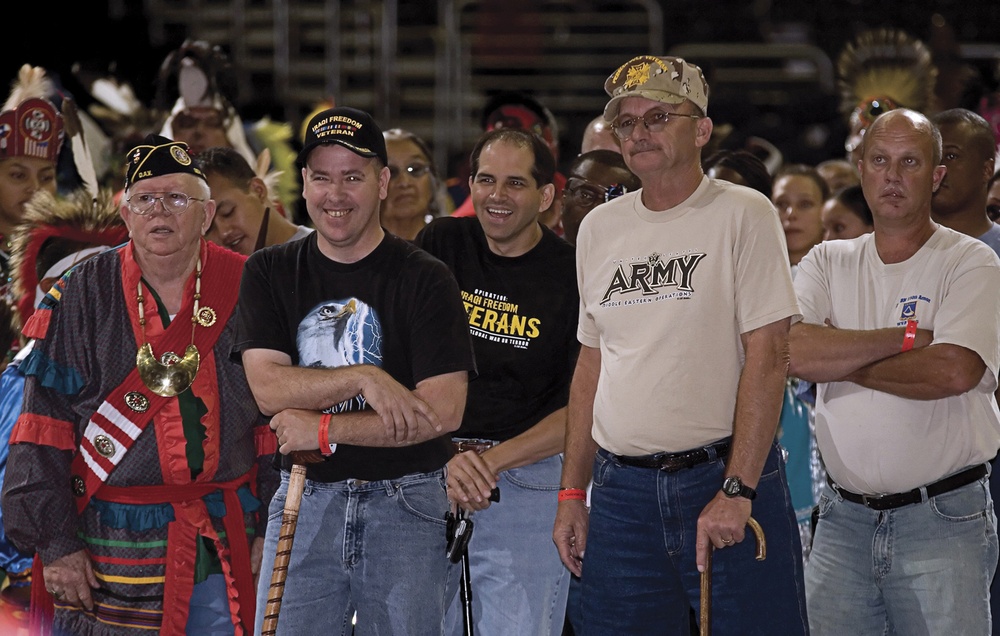 Honored Soldiers Saluted at National Powwow