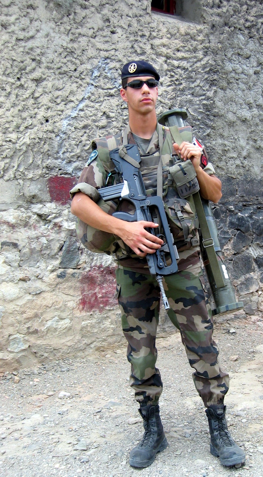 French Soldiers Provide Security at Kabul Airport
