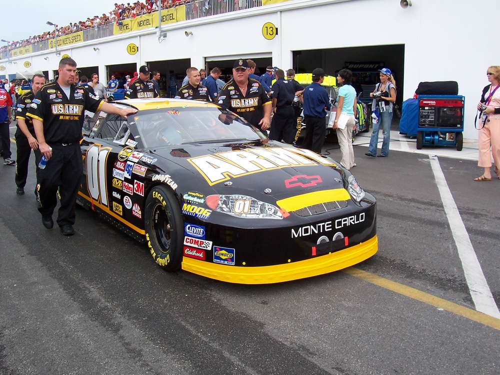 Army Car Rolls Out for Pepsi 400 Race