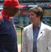 Image 2: Nationals Manager Robinson Joins Defense Dept. in Troop Support Program