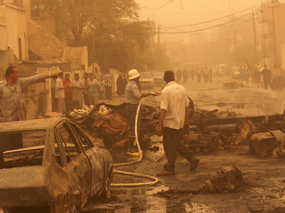 Deadly Vehicle Bomb Attack Hits Iraqi Police Station, Killing at Least 40