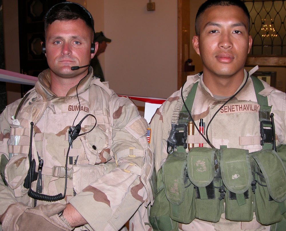 Texas National Guard Soldiers Provide Security for VIPs in Baghdad