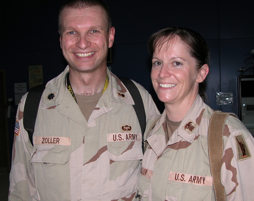 Married Army Reserve Lt. Cols. Serve Together in Iraq