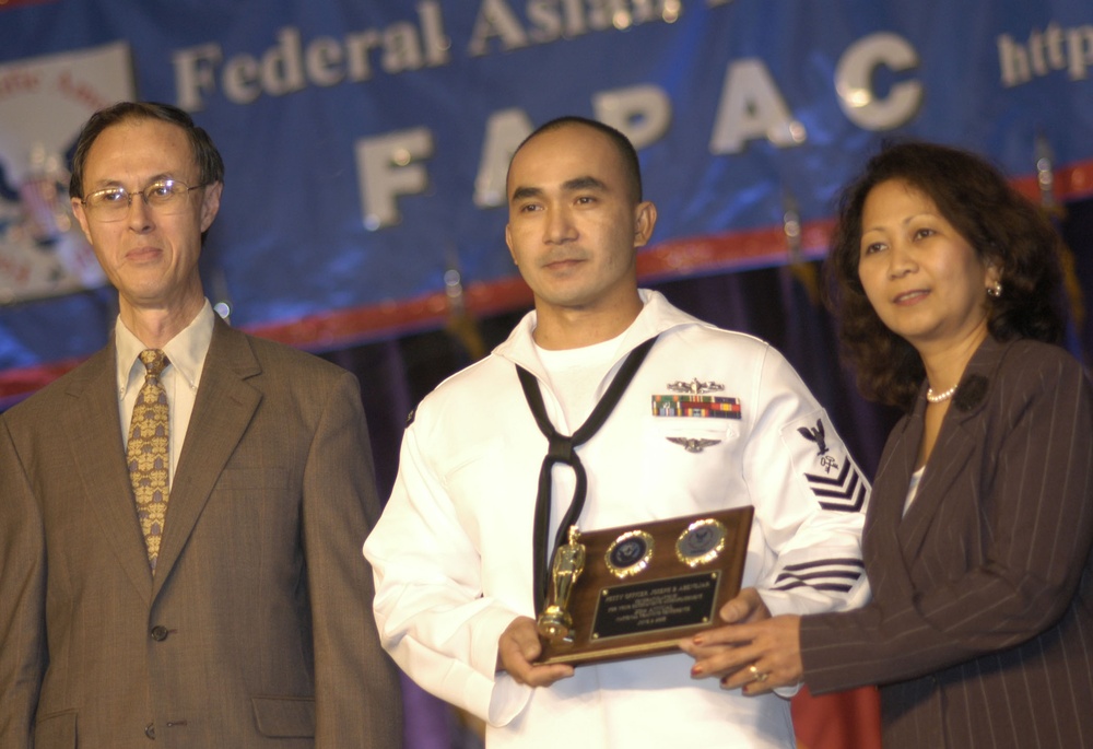 Navy Petty Officer Honored at DoD Asian-Pacific American Heritage Month Ceremony