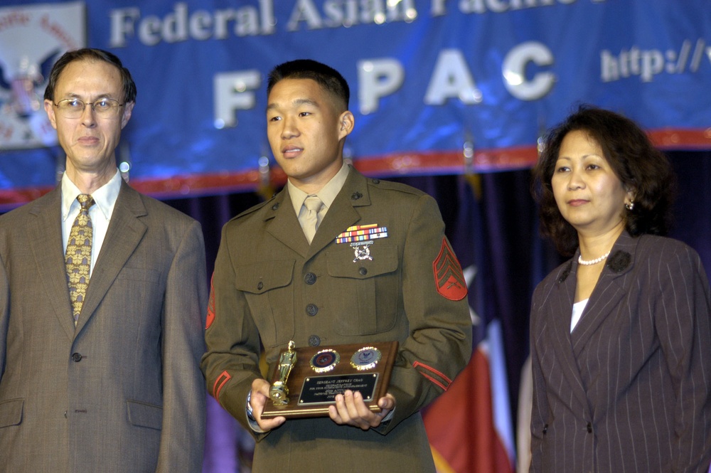 Marine Corps Reserve Sergeant Honored at DoD Asian-Pacific American Heritage Month Ceremony