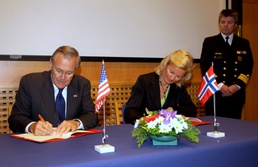 U.S. and Norway Sign Agreement to Pre-Position Marine Corps Equipment