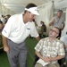 Marine Sgt. Chats with Golfer Phil Mickelson at PGA Tour Event