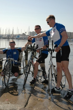 Wounded Warriors Embark on Cross-Country Bicycle Ride