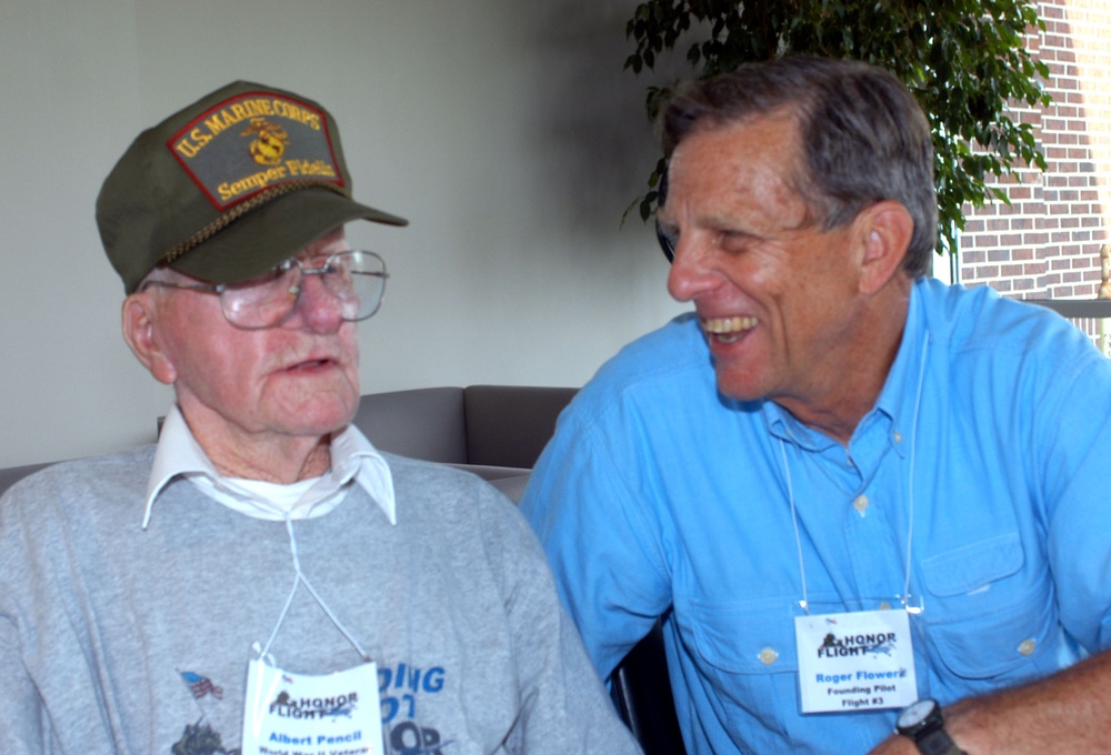 WWII Veteran Honored on Honor Flight to Manassas Airport