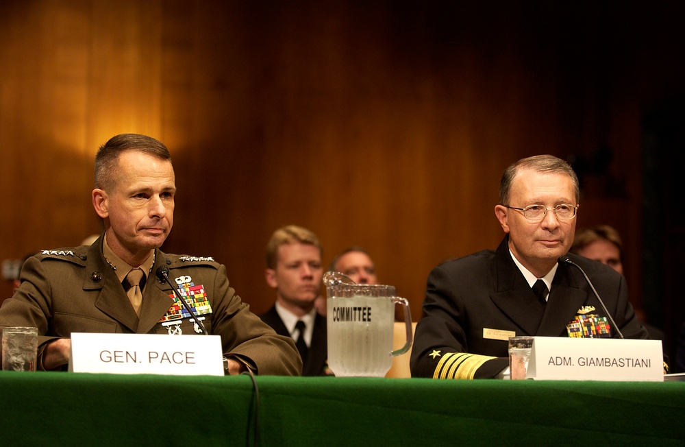 Pace and Giambastiani Confirmed as Joint Chiefs Leaders
