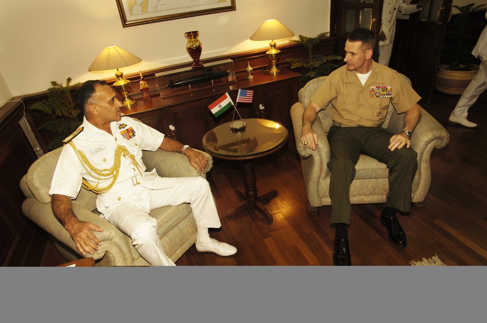 U.S. and Indian Military Leaders Meet in New Delhi to Discuss Cooperation