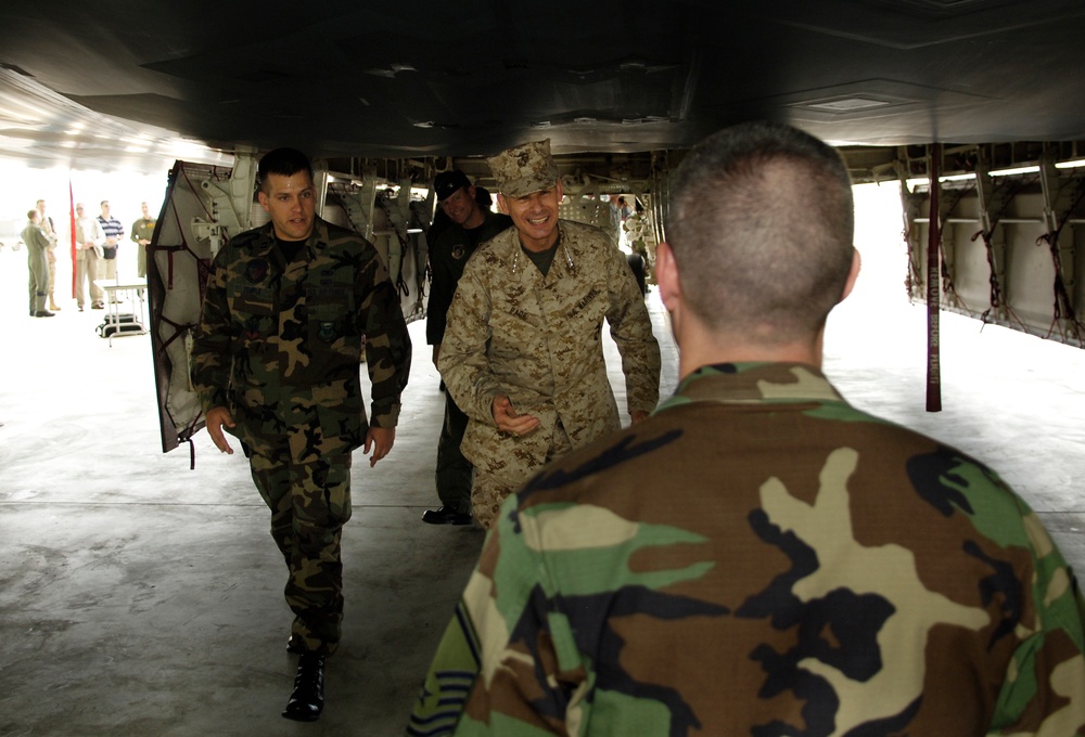 Joint Chiefs Chairman Visits Andersen Air Base in Guam