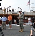 Maj. Gen. Helmick Addresses Wounded Troops, VIPs Before Sequoia Cruise