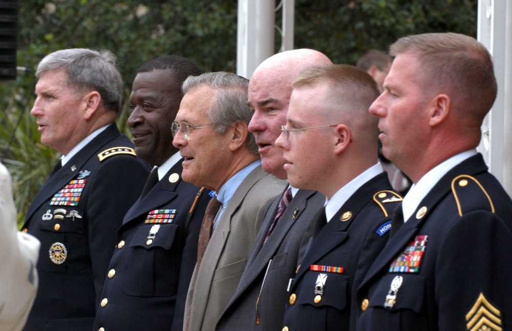 DVIDS - News - Army is Force for Good in World, Rumsfeld Says
