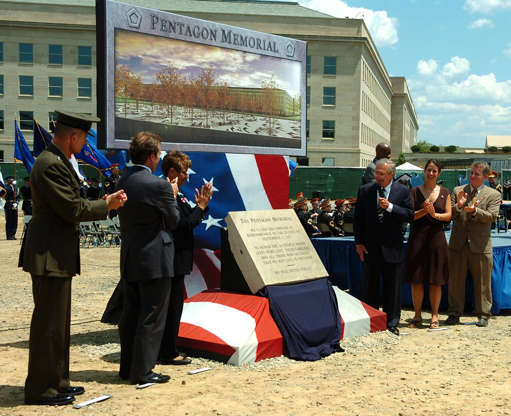 Pentagon Memorial Site Dedication Ceremony Marks Start of Construction