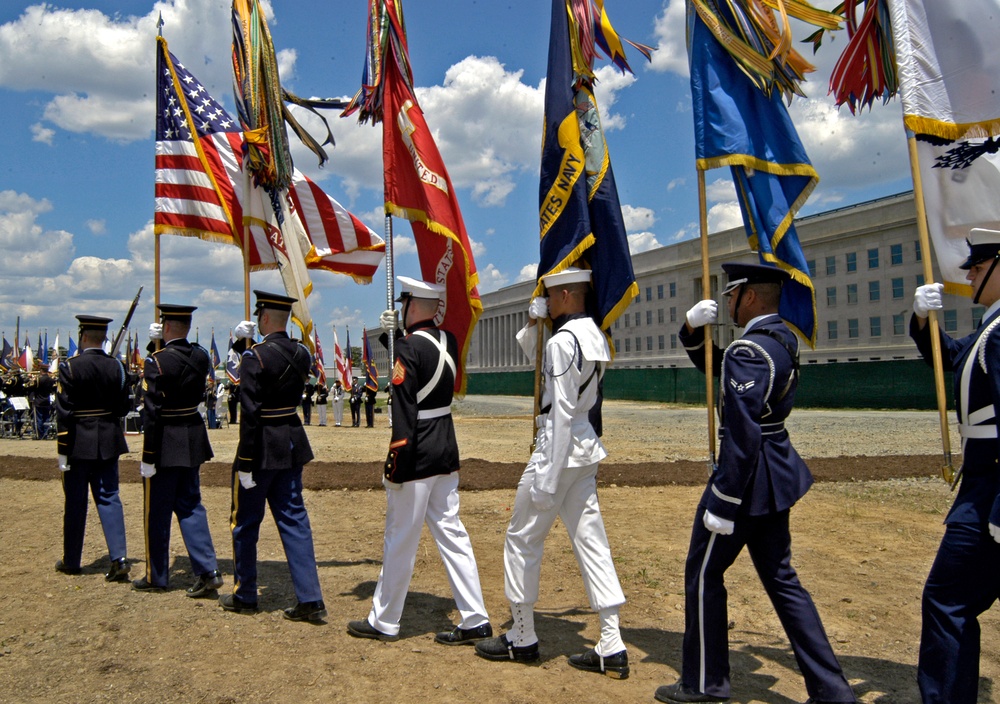 Pentagon Memorial Site Dedication Ceremony Marks Start of Construction