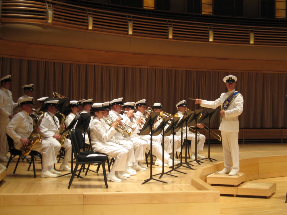 Navy Band Performs at Joint Service Graduation Ceremony