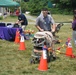 Fathers Compete in Daddy Drills Obstacle Course at Granville Gude Park
