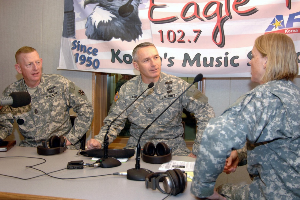 Senior Enlisted Advisor Discusses Military Service on AFN Korea