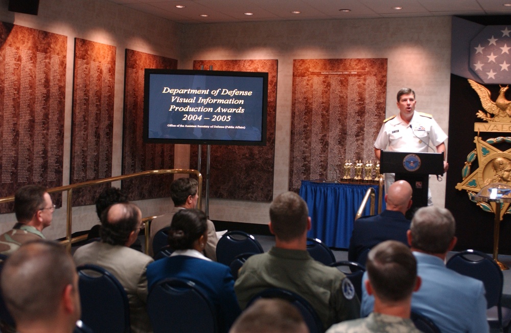 Navy Rear Admiral Addresses Pentagon Awards Ceremony